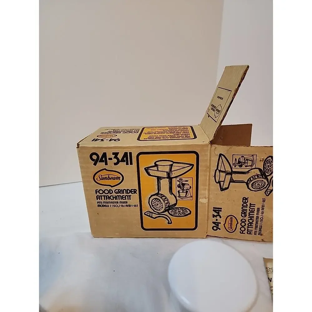 Sunbeam 94-341 Food Grinder Attachment for Mixmaster Mixer for Incomplete